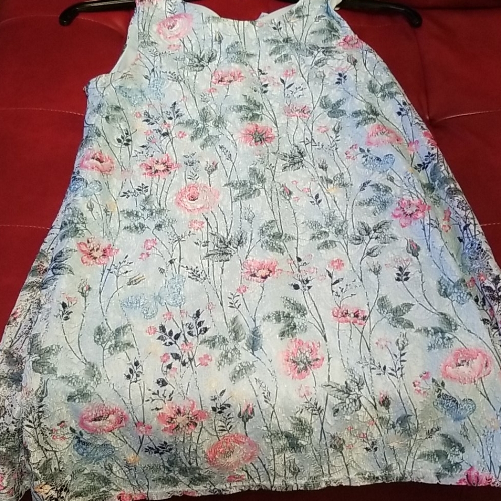 SOLD! Spring sale!!! Little girl green floral dress